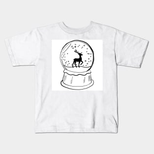 Reindeer snowball Kids T-Shirt